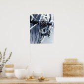 Sluiting van fietsenvistuig 2 poster (Keuken)