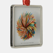 Sluiting van gekleurde potloden metalen ornament (Rechts)