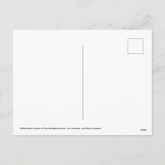 Sluiting van gelbbrustermauwen op de tak feestdagenkaart (Achterkant)