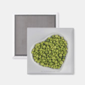 Sluiting van groene kieuwen in een kom van de hart magneet (Voorkant / Achterkant)