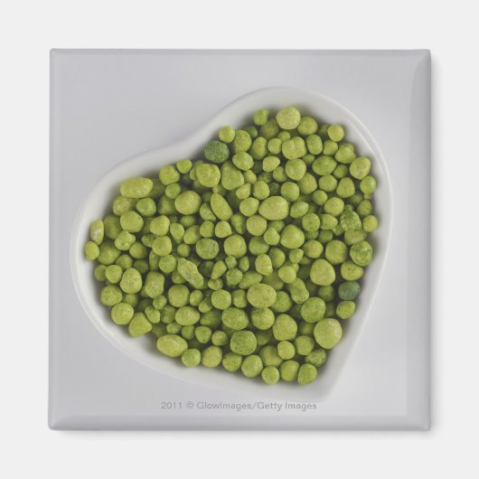 Sluiting van groene kieuwen in een kom van de hart magneet (Voorkant)