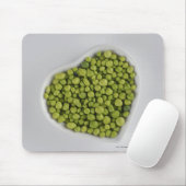 Sluiting van groene kieuwen in een kom van de hart muismat (Met muis)