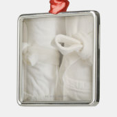 Sluiting van handdoeken in spa metalen ornament (Links)