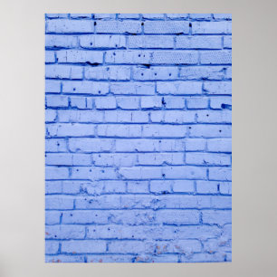 Sluiting van het baksteenoppervlak poster