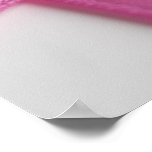 Sluiting van het borstkankerbewustmakingseffect poster (Hoek)