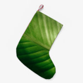 Sluiting van het groene blad kleine kerstsok (Voorkant (Hangend))