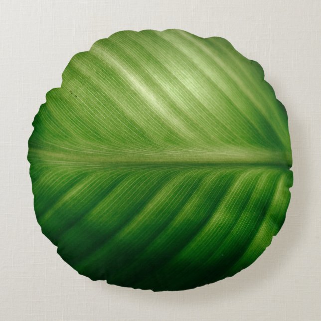 Sluiting van het groene blad rond kussen (Voorkant)