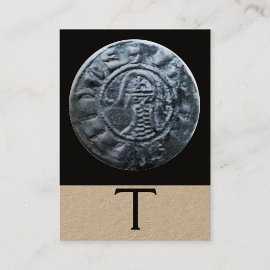 SLUITING VAN HET KNIGHTS-TEMPLAR MONOGRAM Kraft Pa Visitekaartje (Achterkant)