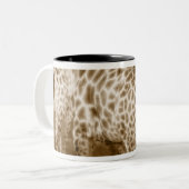 Sluiting van het nationale park van de Giraffe Kru Tweekleurige Koffiemok (Voorkant links)