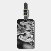 Sluiting van het portret van Euraziatische arend-u Bagagelabel (Voorkant verticaal)