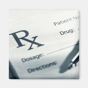 Sluiting van het recept magneet