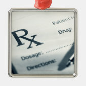 Sluiting van het recept metalen ornament (Voorkant)