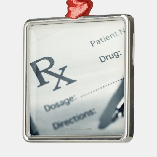 Sluiting van het recept metalen ornament (Links)