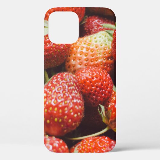 Sluiting van het uitzicht op de verse zomeraardbei Case-Mate iPhone case (Achterkant)