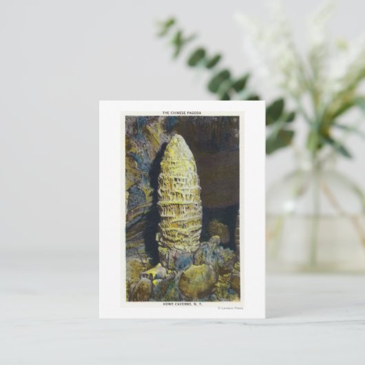 Sluiting van het Uitzicht van de Chinese pagode Briefkaart (Staand voorkant)