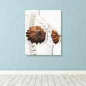 Sluiting van het Vrouw Mammary Glands Canvas Afdruk (Insitu (Houten vloer))