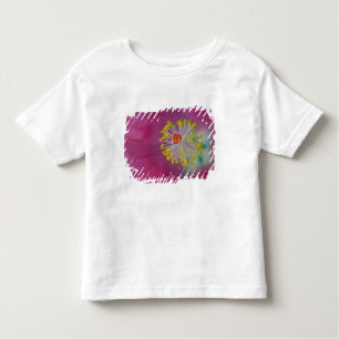 Sluiting van Hibiscus flower stamen, Hibiscus Kinder Shirts