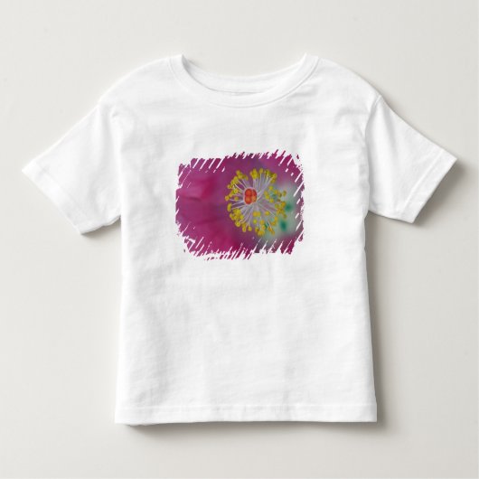 Sluiting van Hibiscus flower stamen, Hibiscus Kinder Shirts (Voorkant)