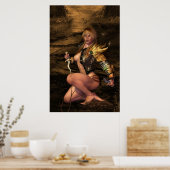 Sluiting van "Hunter of Hunted" Poster (Keuken)