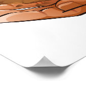 Sluiting van iemands handen die zaailingen vasthou poster (Hoek)