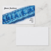 Sluiting van Jeans en Denim Fabric Visitekaartje (Voorkant / Achterkant)