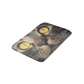 Sluiting van kat met gele ogen badmat (Gekanteld)