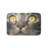 Sluiting van kat met gele ogen badmat (Voorkant)