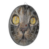 Sluiting van kat met gele ogen dartbord (Voorkant Links)