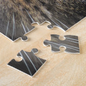 Sluiting van kat met gele ogen legpuzzel (Zijkant)