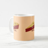 Sluiting van kerry-taart glimlachen koffiemok (Voorkant links)