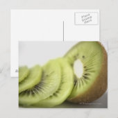 Sluiting van kiwi-plakken briefkaart (Voorkant / Achterkant)