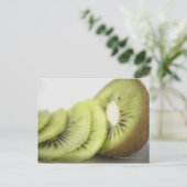 Sluiting van kiwi-plakken briefkaart (Staand voorkant)