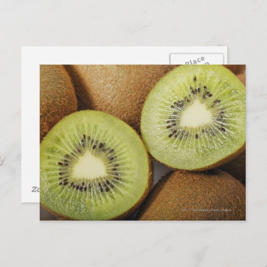 Sluiting van kiwi-vruchten 2 briefkaart (Voorkant / Achterkant)