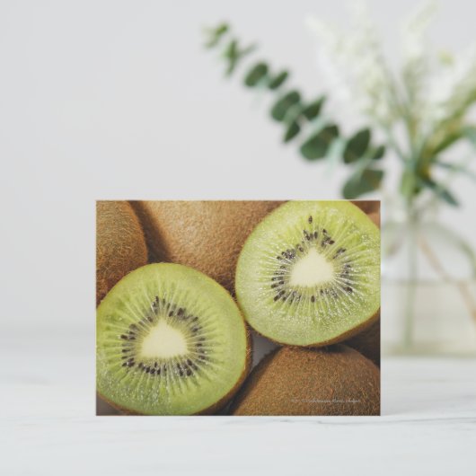 Sluiting van kiwi-vruchten 2 briefkaart (Staand voorkant)