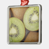 Sluiting van kiwi-vruchten 2 metalen ornament (Links)