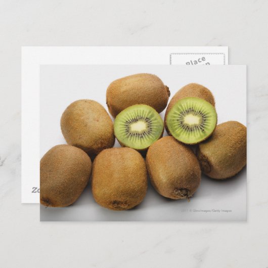 Sluiting van kiwi-vruchten briefkaart (Voorkant / Achterkant)