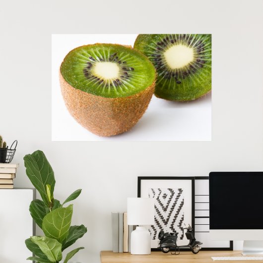 Sluiting van kiwi-vruchten poster (Thuiskantoor)