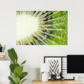 Sluiting van kiwi-vruchten poster (Thuiskantoor)