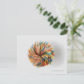 Sluiting van kleurpotloden briefkaart (Staand voorkant)