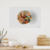 Sluiting van kleurpotloden poster (Keuken)
