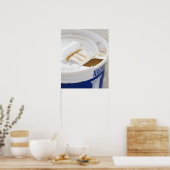 Sluiting van koffie poster (Keuken)