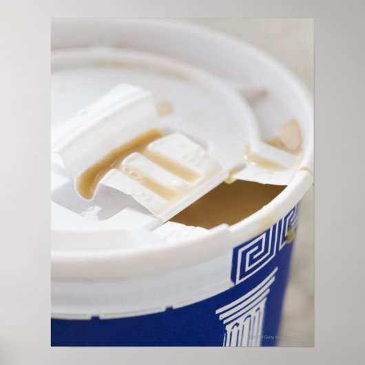 Sluiting van koffie poster (Voorkant)