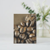 Sluiting van koffiebonen briefkaart (Staand voorkant)
