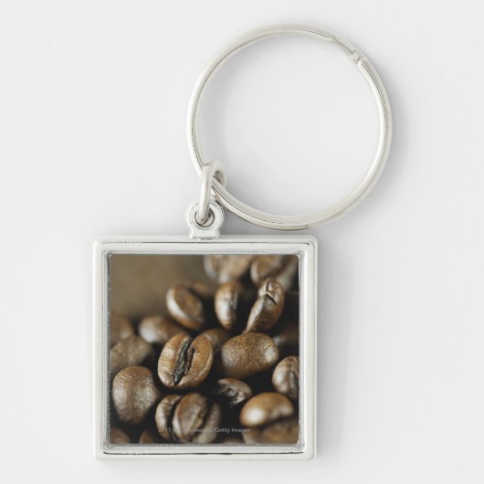 Sluiting van koffiebonen sleutelhanger (Voorkant)