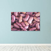 Sluiting van nierbonen canvas afdruk (Insitu (Houten vloer))