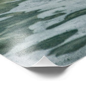 Sluiting van Ocean Waves Foto Afdruk (Hoek)