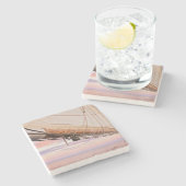 Sluiting van olie en rollen | Maine, Camden Stenen Onderzetter (Zijkant)