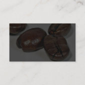 Sluiting van ongemalen koffiebonen visitekaartje (Achterkant)