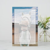Sluiting van Paarden met Mouth Open Briefpapier (Staand voorkant)