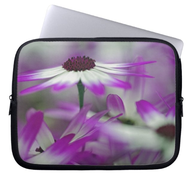Sluiting van paarse bloem, Keukenhof Garden Laptop Sleeve (Voorkant)